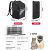 for Large Dog Waterproof Pet Backpack Carrier Convenient Rear Mount Motorcycle Bag for Carrying Pets