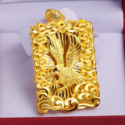 Подвеска Zhengshi Eagle золотистого цвета Dapeng Wings Hanging Tag Edition