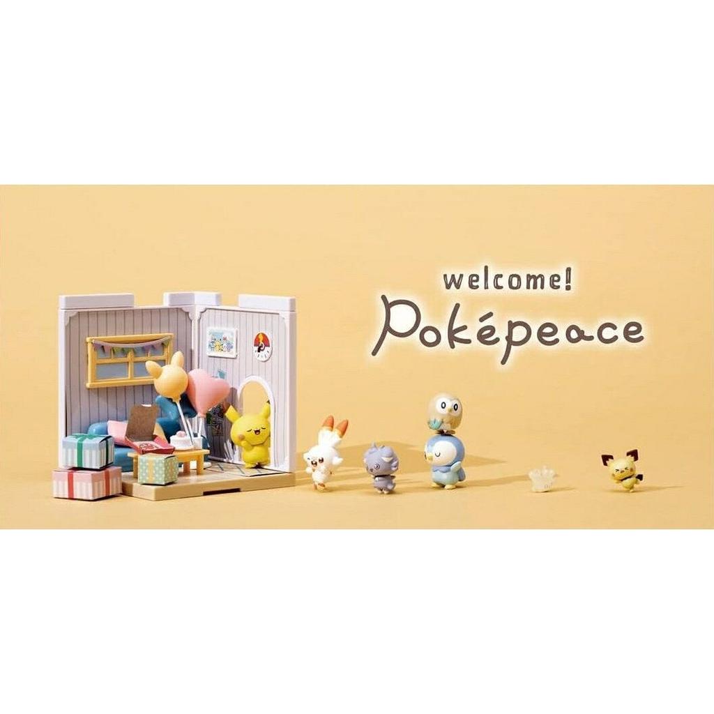 Pokepeace Doll Balloon 6 Types Set Hibany Pikachu Nyasper Pochama Mokuro Pichu Mahomiru Takara Tomy