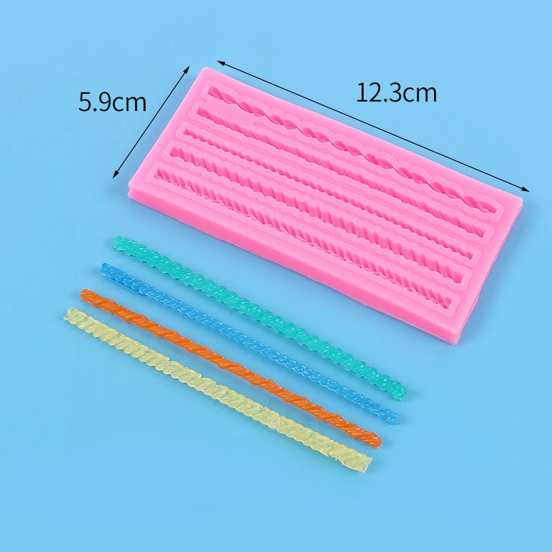 Pearl Wave Bag Chain Rope Lace Silicone Sugarcraft Mold Fondant Cake Decorating Tools Cupcake Chocolate Baking Mold