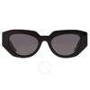 Grey Geometric Ladies Sunglasses Gg1421s 001 51