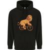 Cycling a Lion Riding a Bicycle Hoodie