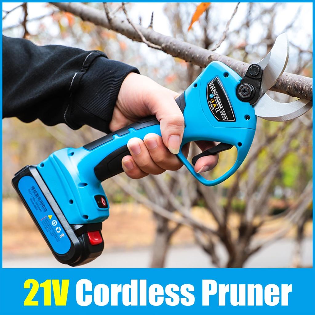 Профессиональный аккумуляторный секатор 21 В, 40 мм, электрический секатор, аккумуляторные секаторы, садовые ножницы, секаторы для деревьев, резак, ножницы