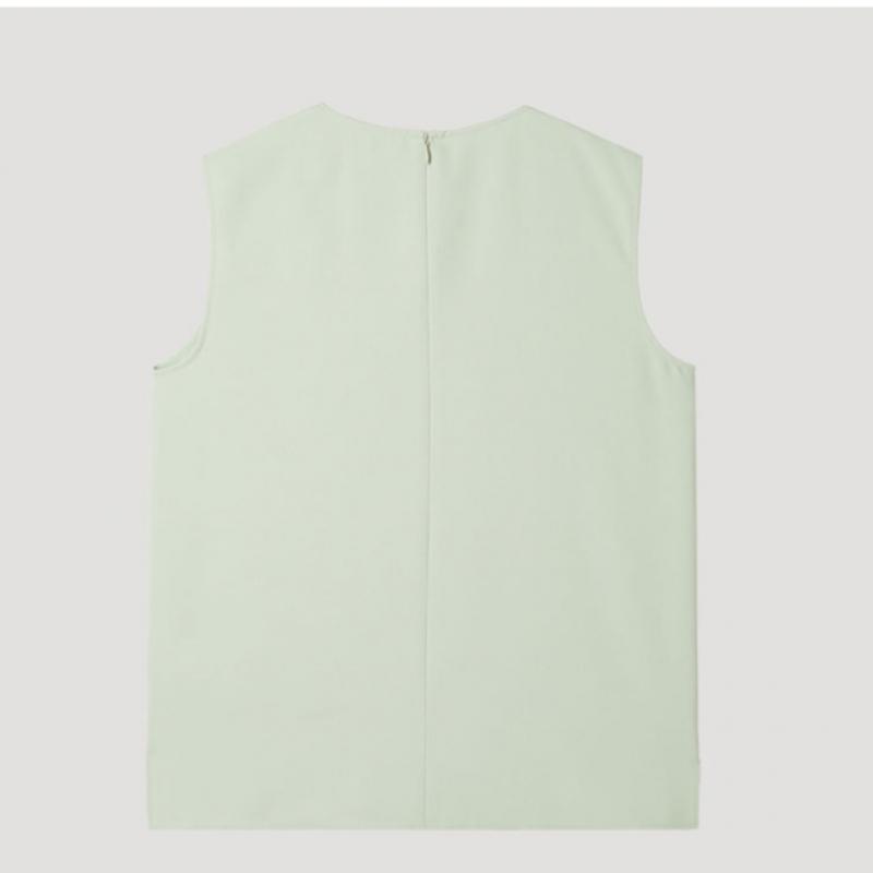 [She S miSS] V Neck SleeVeleSS blouSe Swwblp22030 Ln