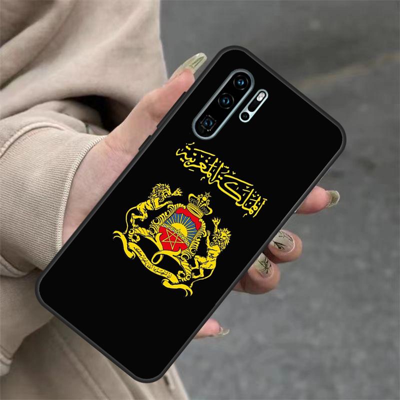Morocco Flag Coat Of Arms Case For Huawei Nova 9 SE 10 5T 11i 8i 7i 3i Y61 Y91 Y60 Y70 Y90 P20 P40 Lite P30 Pro Cover