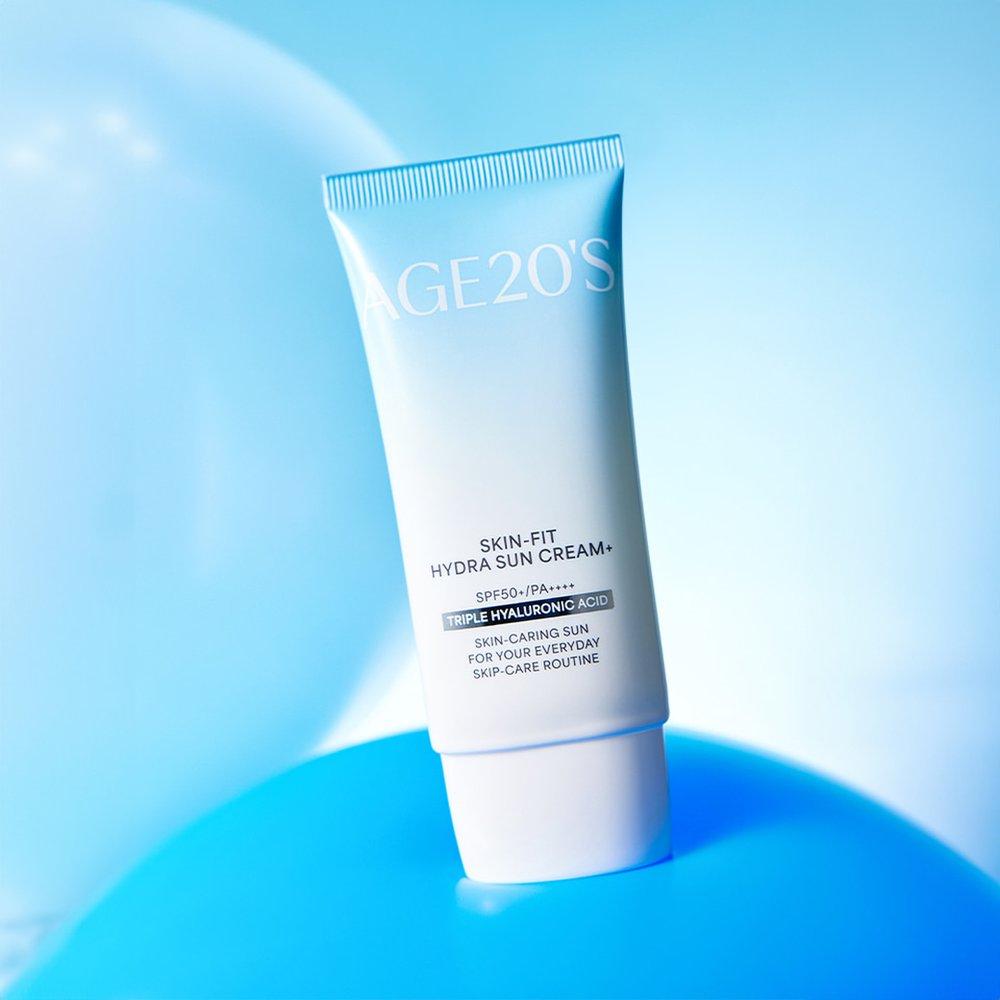 [AGE20'S] Увлажняющий солнцезащитный крем Skin Fit Plus 50 мл 1+1 Специальный набор SPF50+ PA++++