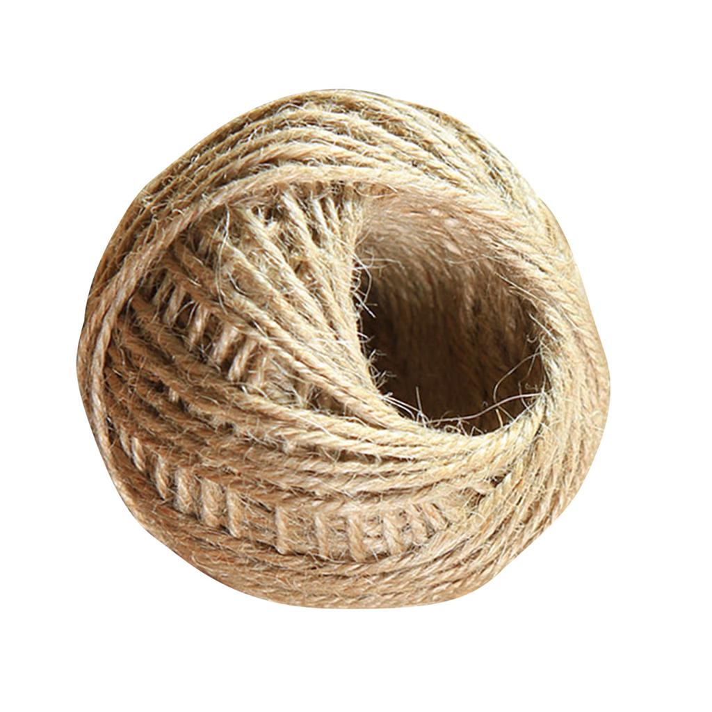 Jute String Rope Multifunctional Vintage Plant Fibre Twine String for Handcraft