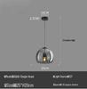 Современный минималистичный скандинавский прикроватный подвесной светильник – Креативный одноламповый дизайнерский стеклянный светильник для спальни/столовой.