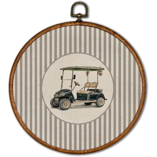 KSDUT Vintage Baseball Wall Art Decor - Retro Sports Trendy Wall Art Canvas Frame Hanging Prints, Nursery Sports Gallery Round Wall Art Decor for