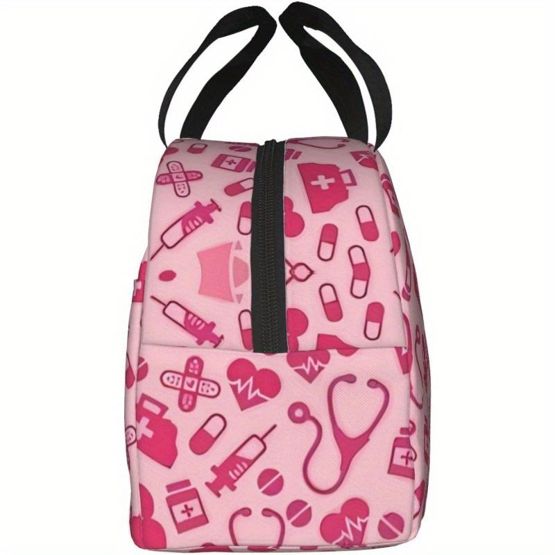 Reusable Nurse Insulated Lunch Tote Bag Medica Themed Design High Quality Lunch Bag for Kids