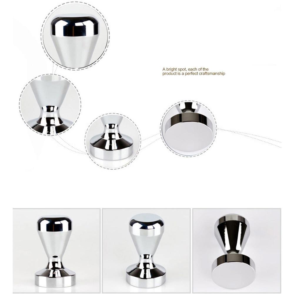 51 Espresso Tamper Handle Coffee Bean Hammer Aluminum Flat 53mm Tamper Press Base Coffee Tampers 58MM Accessories
