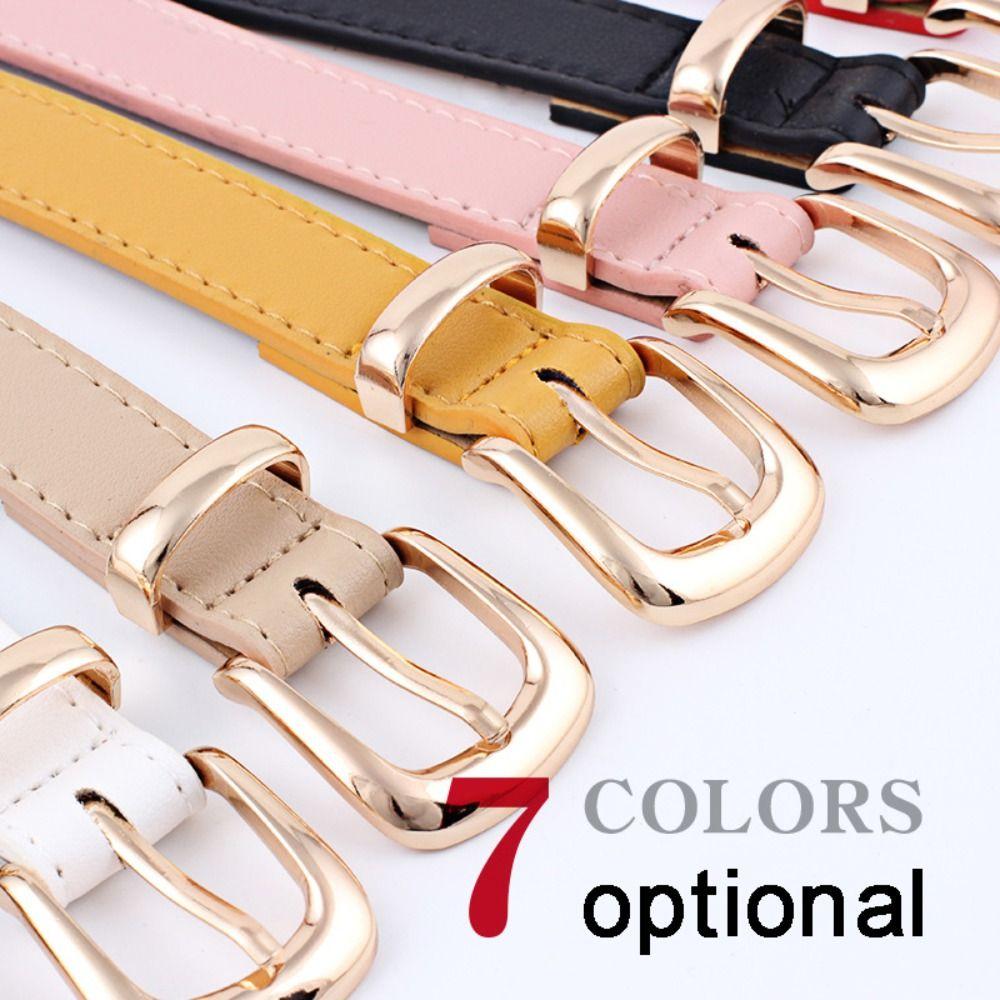 Универсальный ремень с металлической пряжкой Женский поясной ремень Ретро ремень из ПУ кожи