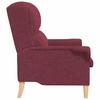 Armchair Burgundy Fabric