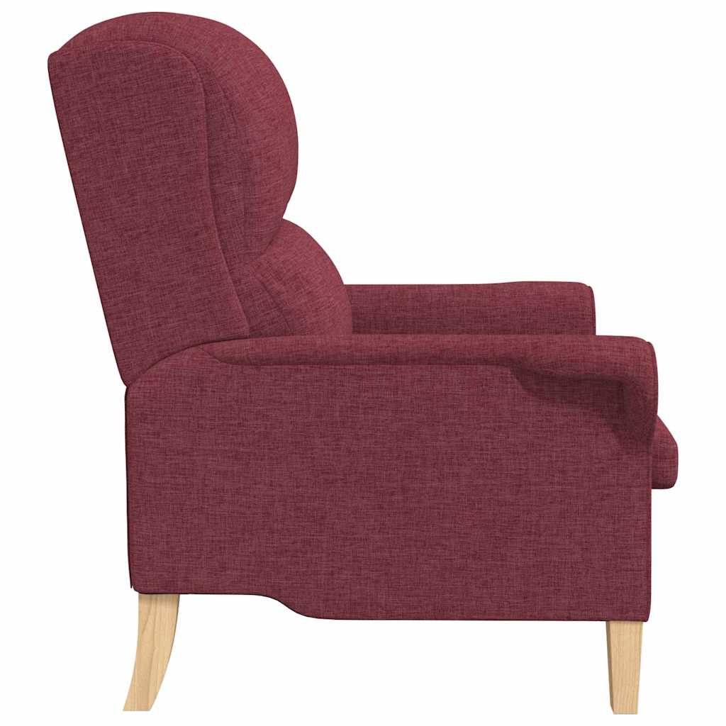 Armchair Burgundy Fabric