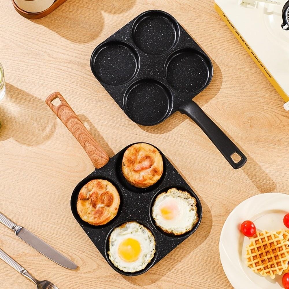 Non Stick Cast Iron Egg Cooker 4-in-1 Omelette Pancake Cooker  Dishwasher Safe