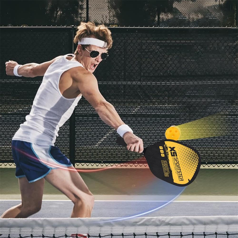 Набор ракеток для пиклбола, 2 ракетки и 4 мяча