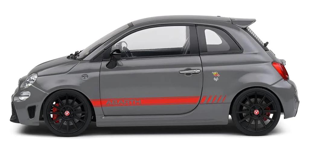 Kyosho SOLIDO Масштаб Fiat 695 Abarth XSR Yamaha Edition Готовая модель S1811302 1/18 (Серый)