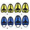 Adult Adjustable Silicone Hand Webbed Diving Gloves Fin Flipper Learn Gear Professional Swimming Paddle Finger