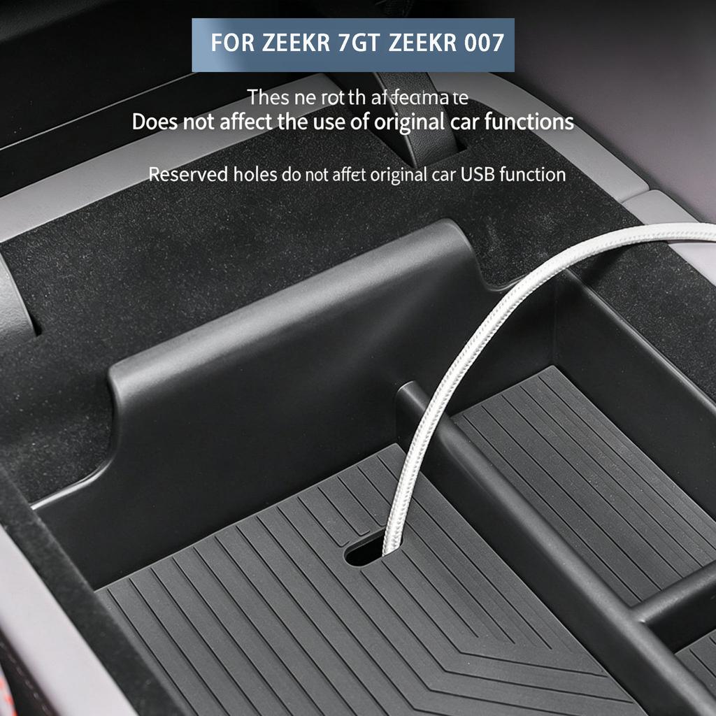 ДЛЯ НОВОГО ZEEKR 7GT ZEEKR 007 Подлокотник, Бардачок, Ящик для хранения в центральной консоли, Отсек для хранения