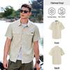 Jeep Men's Summer Cooling Waterproof Casual Shirt