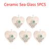 2/5PCS Sea Glass Friendship Decors Keepsake Christmas Pendant Christmas Friends Plaque for Christmas Tree Hanging Ornament