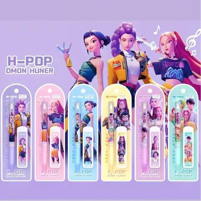1 шт. Kpop Истребители демонов Механический карандаш Милый мультяшный аниме Студенческий школьный канцелярский карандаш Мультяшные офисные принадлежности Подарки