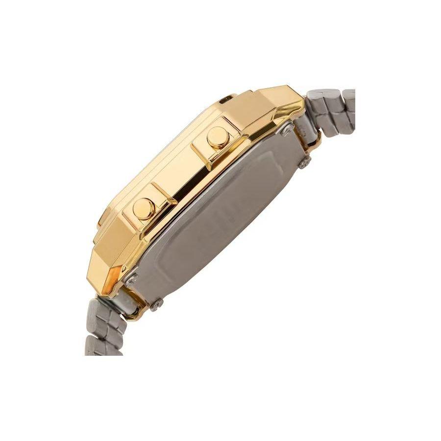 Casio Серия для молодежи Классические Ретро Квадратные Модные Повседневные Универсальные Кварцевый механизм Стальной ремешок Женские часы Золотые A178WGA-1ADF