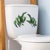 Туалет для ванной комнаты Green Finger с наклейками для домашнего декора