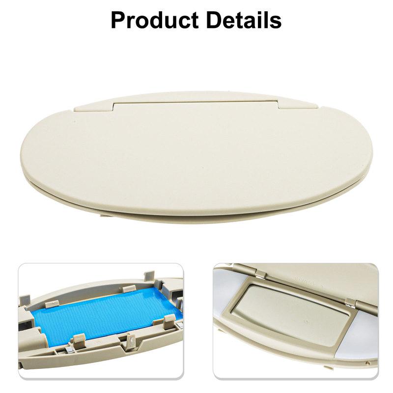 ABS Sun Visor Vanity Mirror Cover for BMW R55 R56 R60 Models from 2007 to 2014 Designed to Protect Eyes from Sun