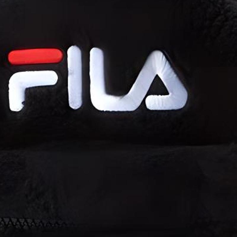 Fila Модный повседневный рюкзак из овечьей шерсти Обычный детский рюкзак Черный K18B143122FNV