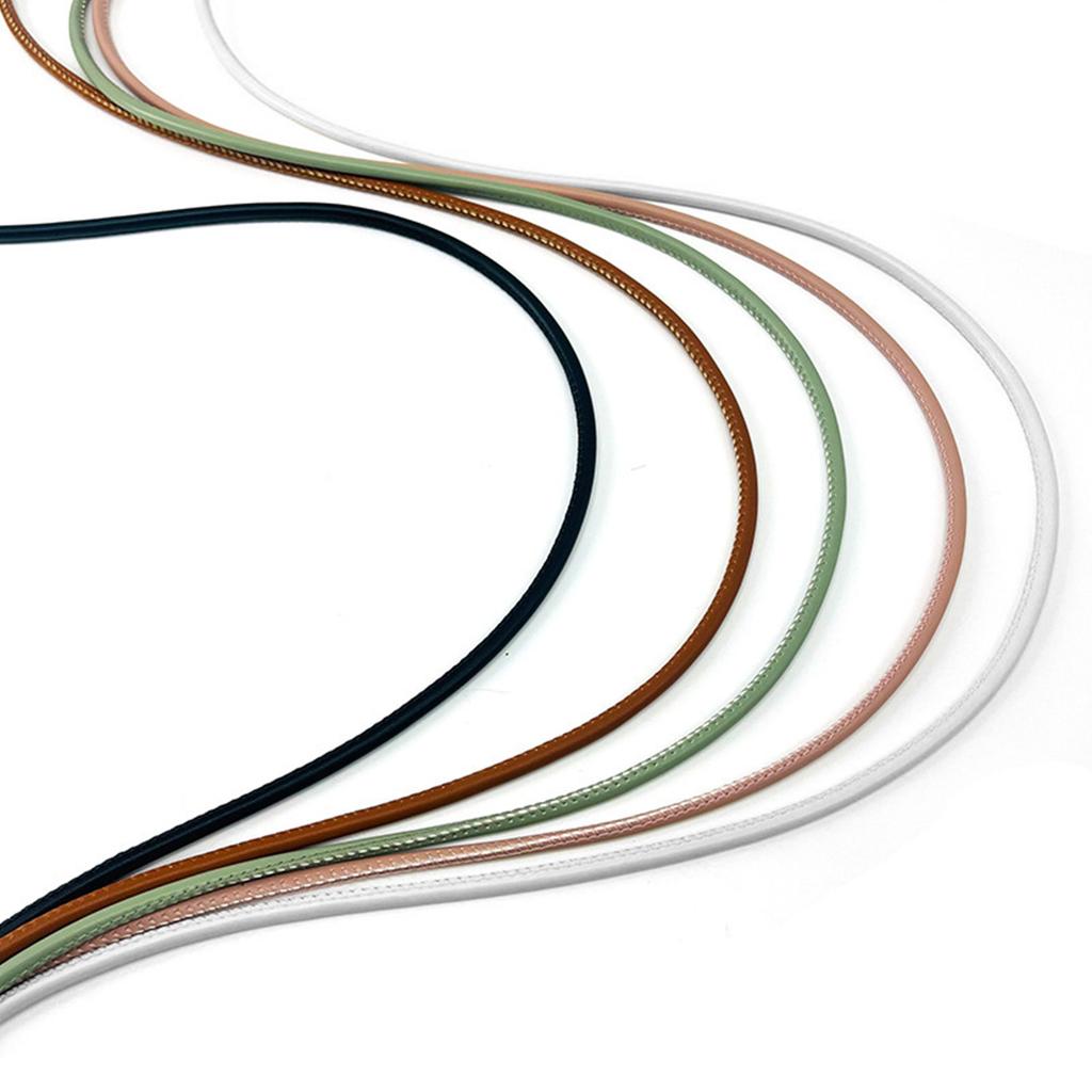 Однотонная длинная металлическая сумка на плечо из ПУ кожи с пряжкой, ручка, ремешок для кошелька для DIY, ремешок для сумок, аксессуар для ремней