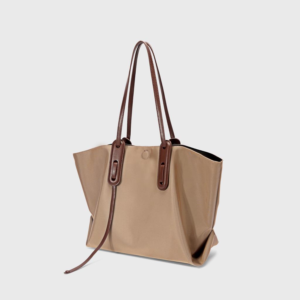 Large-capacity women's bag 2024 spring/summer new trendy fashion shoulder tote bag versatile simple casual handbag