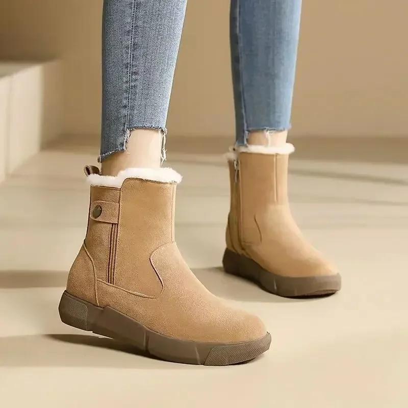 Модные черные женские зимние ботинки на платформе, байкерские ботильоны на толстой подошве, женские дизайнерские роскошные ботинки, стильная последняя горячая обувь для женщин