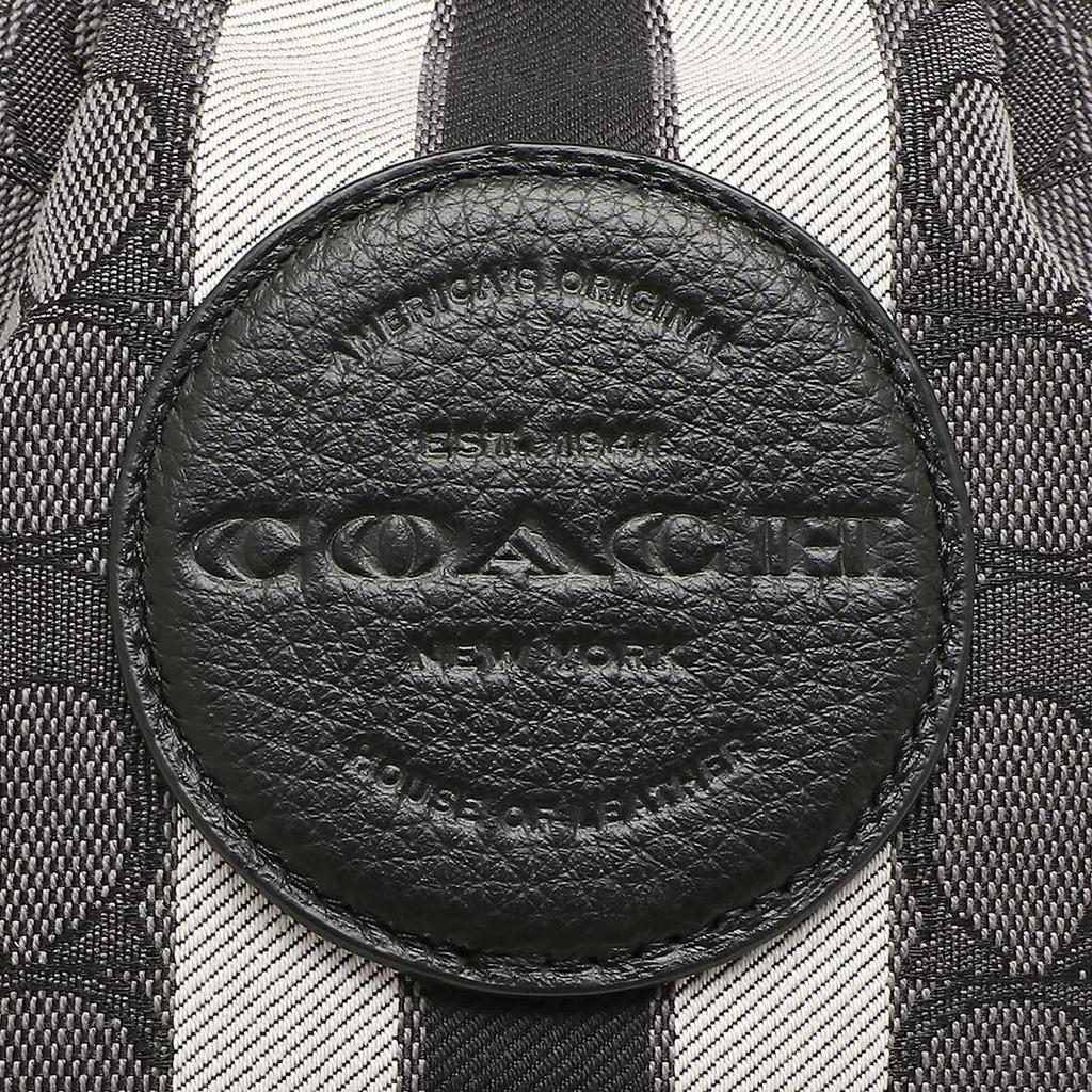 Сумка-ведро Outlet Signature, черная, мульти C8322 SVRT6 [Coach] женская [Товар]