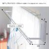 Belle Maison Wall-Mounted Clothes Dryer, Foldable, Air Drying, Indoor Clothes Dryer, Laundry Dryer, No Construction Required, Made in Japan, Floating
