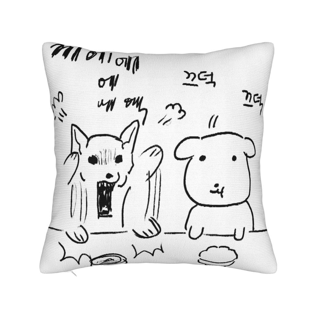 Cute GANADI Pillow Cover Print Cushion Cover Novelty Pillow Case For Living Room Sofa