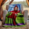 Teletubbies Flannel Blanket Soft Warm All-Season Throw, Design for Camping, Car Travel, Hiking Sofa, Bed, Office Perfect Gift for Parties