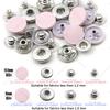 12.5/15Mm Metal Buttons Leather Snap Fasteners Round Duty Sewing Accessories Color Button For Clothes Jackets Bags Leathercrafts