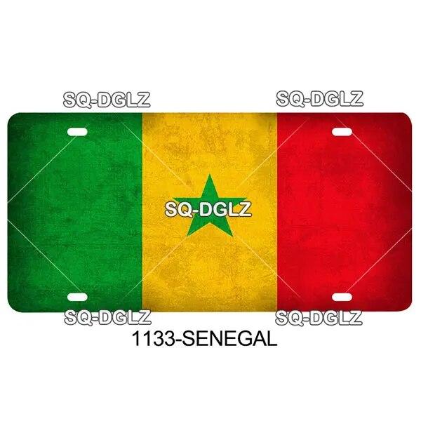 [SQ-DGLZ]P-S Country Flag 15x30cm Plate Metal Sign Vintage Tin Sign Wall Decor For Club Travel Poster Saudi Arabia/Russia