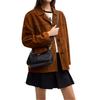 Coach Teri 15 Zipper Cover Leather Mini Shoulder Bag Women bags Gold Black CDY83-IMBLK