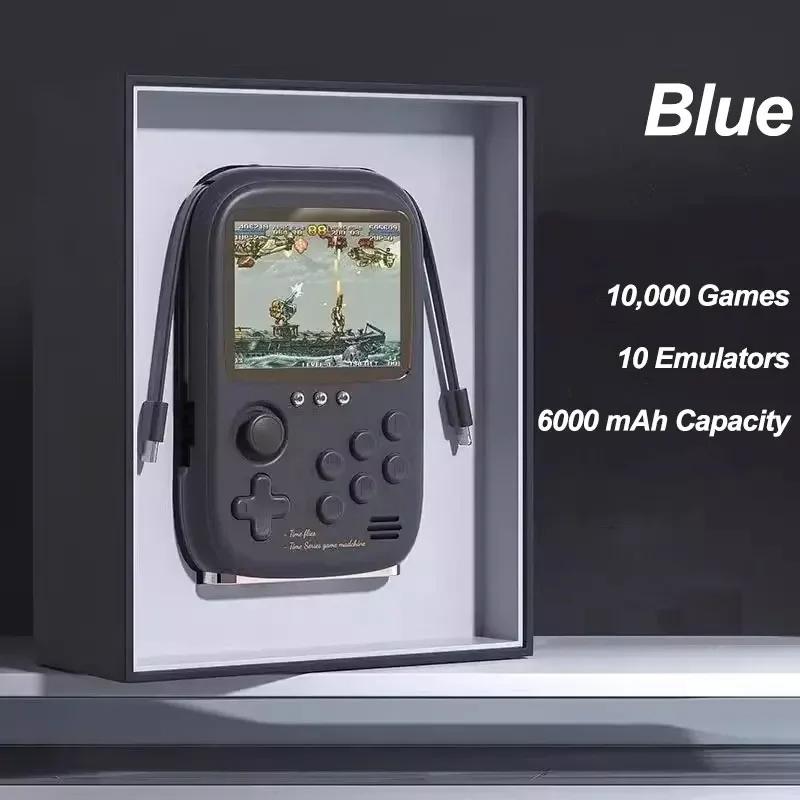 Ultra Clear 3.2 Inch Color Display 2024 New Handheld Game Console Power Bank Can Be Connected To A Tv Childhood Arcade Games