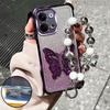Edge 60 Butterfly Bracket Bracelet Phone Holder Glitter Case for Motorola MOTO Edge 60 Edge60 Fusion 60S Stand Soft Back Cover