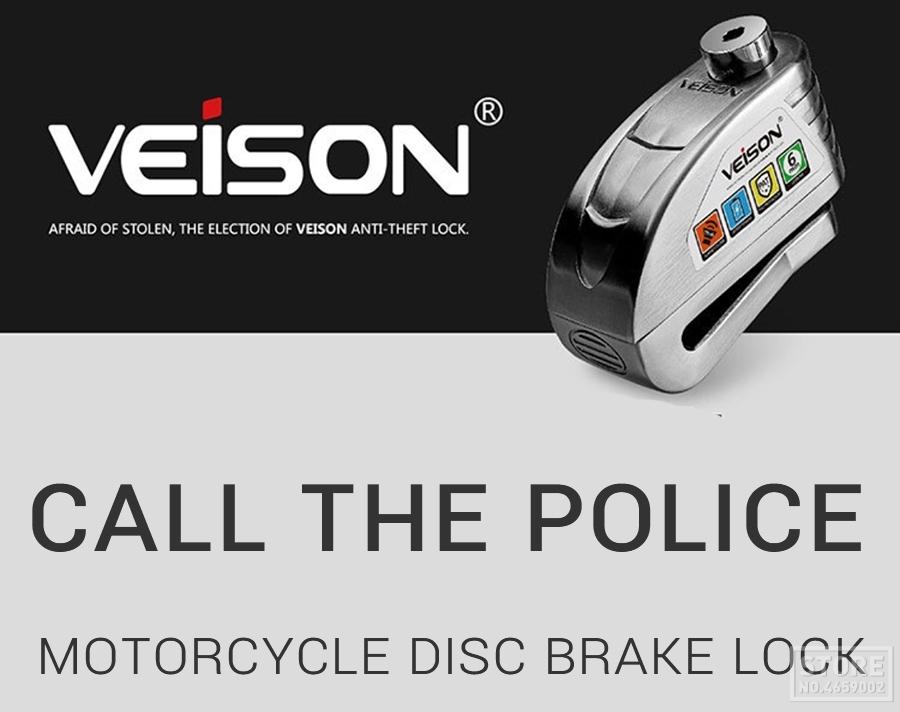 Мотоциклетный замок сигнализации водонепроницаемый велосипедный дисковый замок интеллектуальное предупреждение 130 дБ противоугонный тормозной ротор навесной замок дисковые тормозные замки