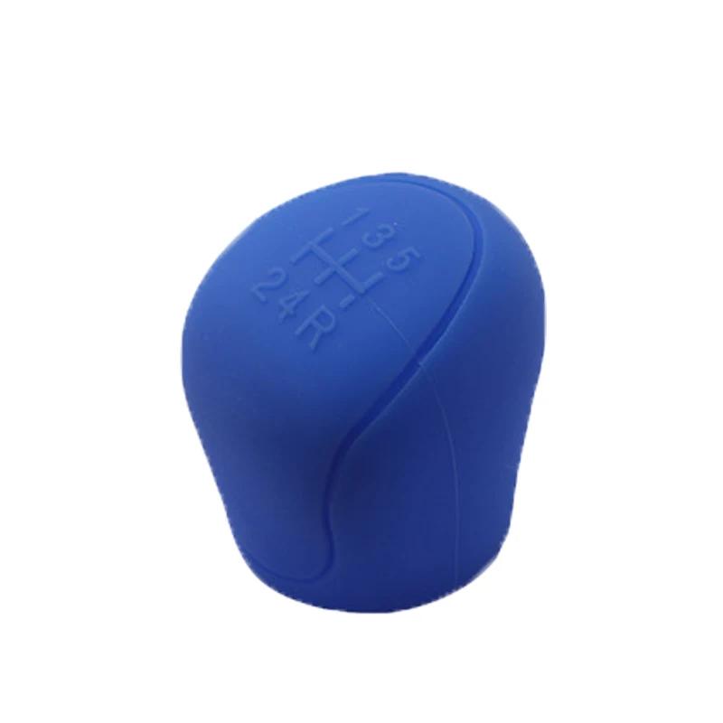 Car Silicone Gear Shift Knob Cover Universal Sleeve Gear Shift Collars Non Slip Grip Handle Case Manual Car Interior Accessories