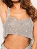 Bling Rhinestones Party Crop Top 2022 Fashion Solid Backless Straps Full Diamonds Sequins Cami Cropped Top for Women