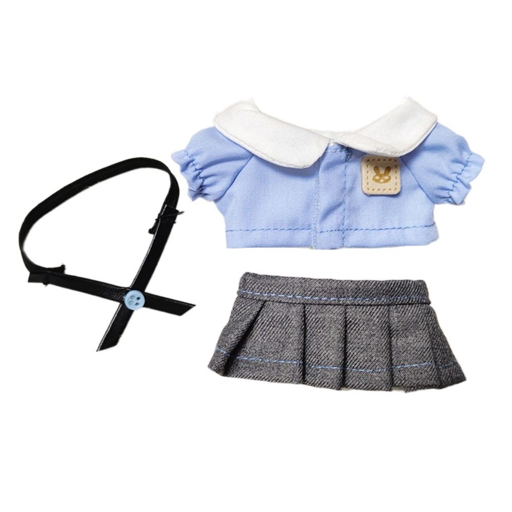 Dress Up 10CM Doll Clothes Casual Shirt Cotton Doll Outfit Doll School Uniform  Doll Accessories