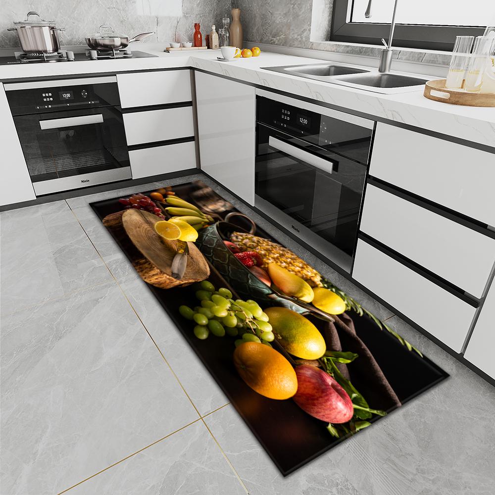 Коврик для входной двери, ковер для кухни, спальни, нескользящий ковер для ванной комнаты, коридора, балкона, коврик с узором