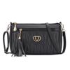 Women's Mini Messenger Bag: High-End Tassel Soft Leather for Middle-Aged Women CLE