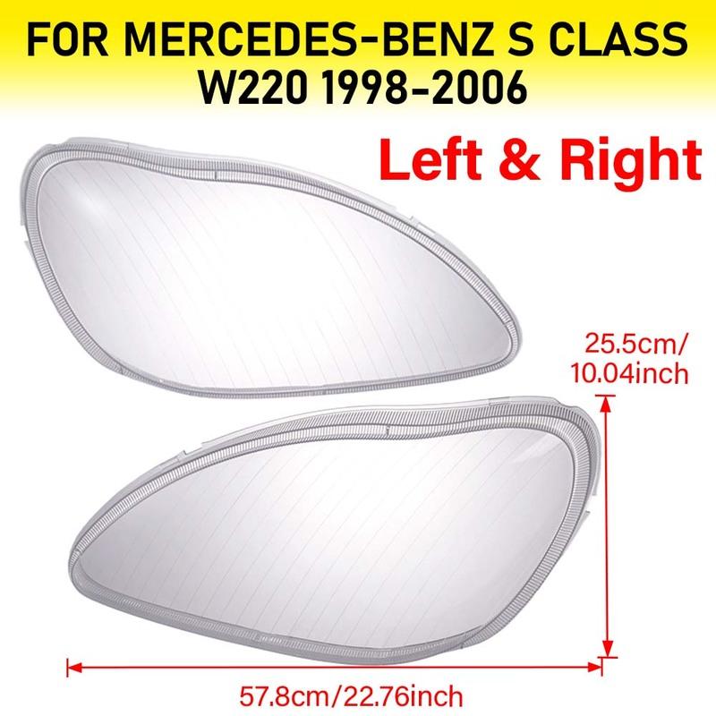 1/2 шт. Автомобильная фара Автомобильный чехол, Для Mercedes-Benz W220 1998-2006 S-Class Корпус фары Mercedes-Benz S600 S500 S350 Абажур