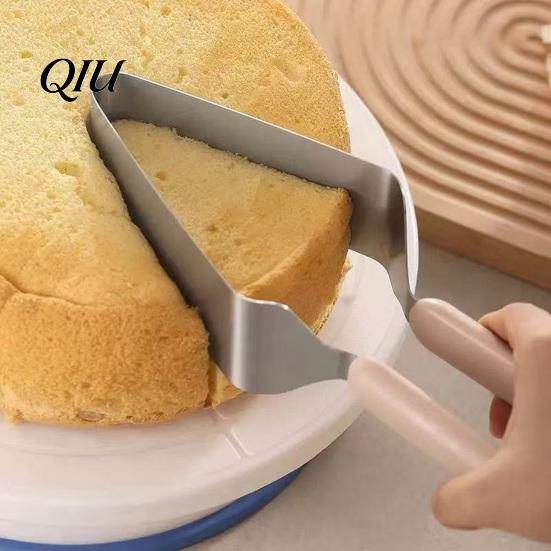Baking Accessories for Kitchen Stainless Steel Cake Separator And Server Tool, Triangular Slicer Durable Food Grade Transfer Lifter Baking, Dishwasher